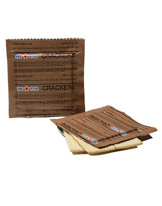 Case of 12 Alpenglow emergency MRE meals in standard variety, showcasing packaging and meal contents.