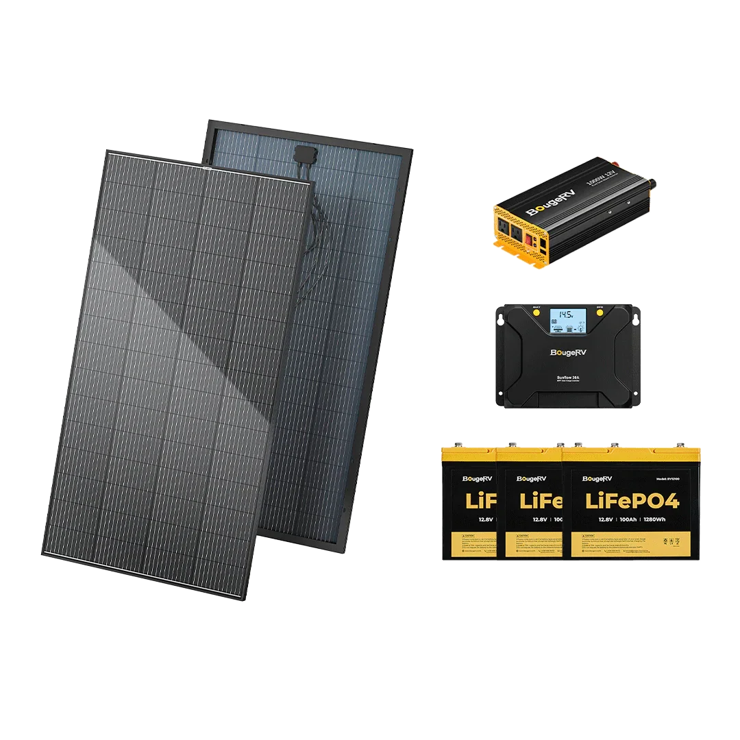 BougeRV 12V 600W High Watt Rigid Solar System Kit - OVERLANDERS Outfitter