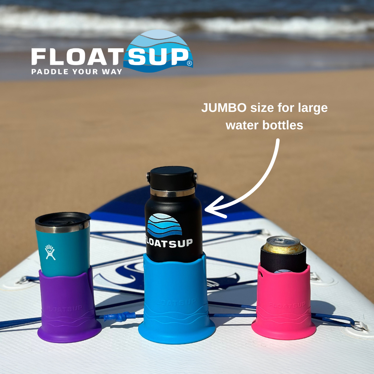 Floatsup® JUMBO Water Bottle Holder - OVERLANDERS Outfitter