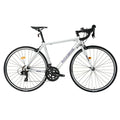 Lightweight aluminum road bike by ROCKBROS-US with sleek frame, drop handlebars, and racing tires perfect for speed and performance.