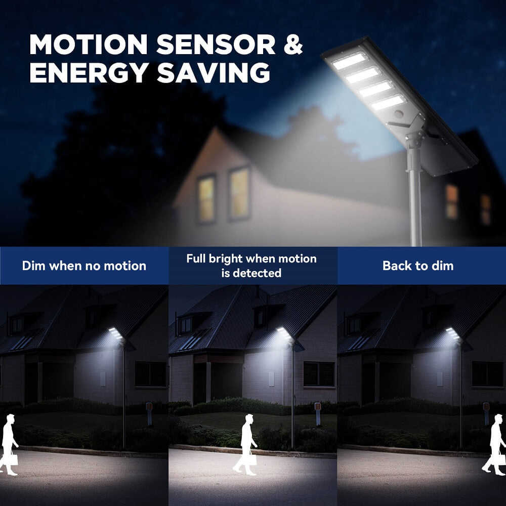 Commerical Solar Power LED Parking Lot Light - 2 Years Warranty - OVERLANDERS Outfitter