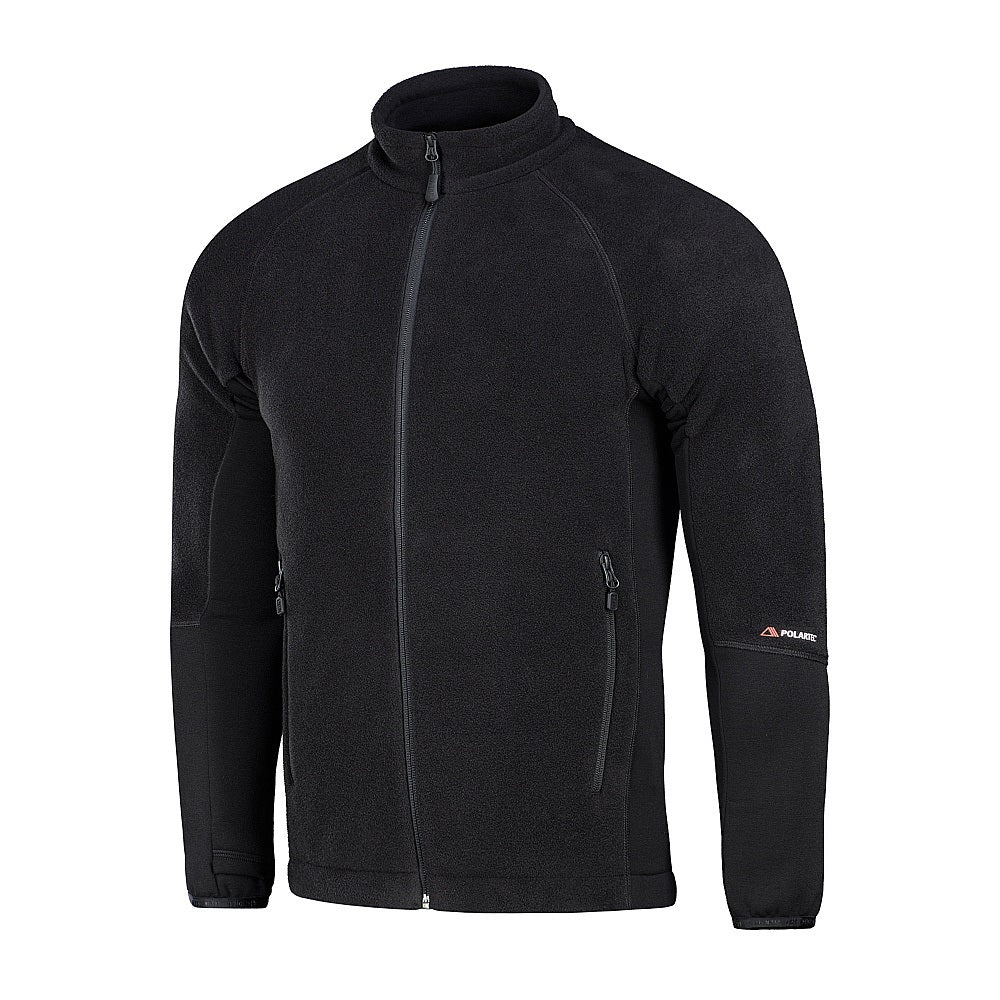 M-TAC Fleece Jacket in Polartec fabric, showcasing a sporty design with a zip-up front and visible pockets.
