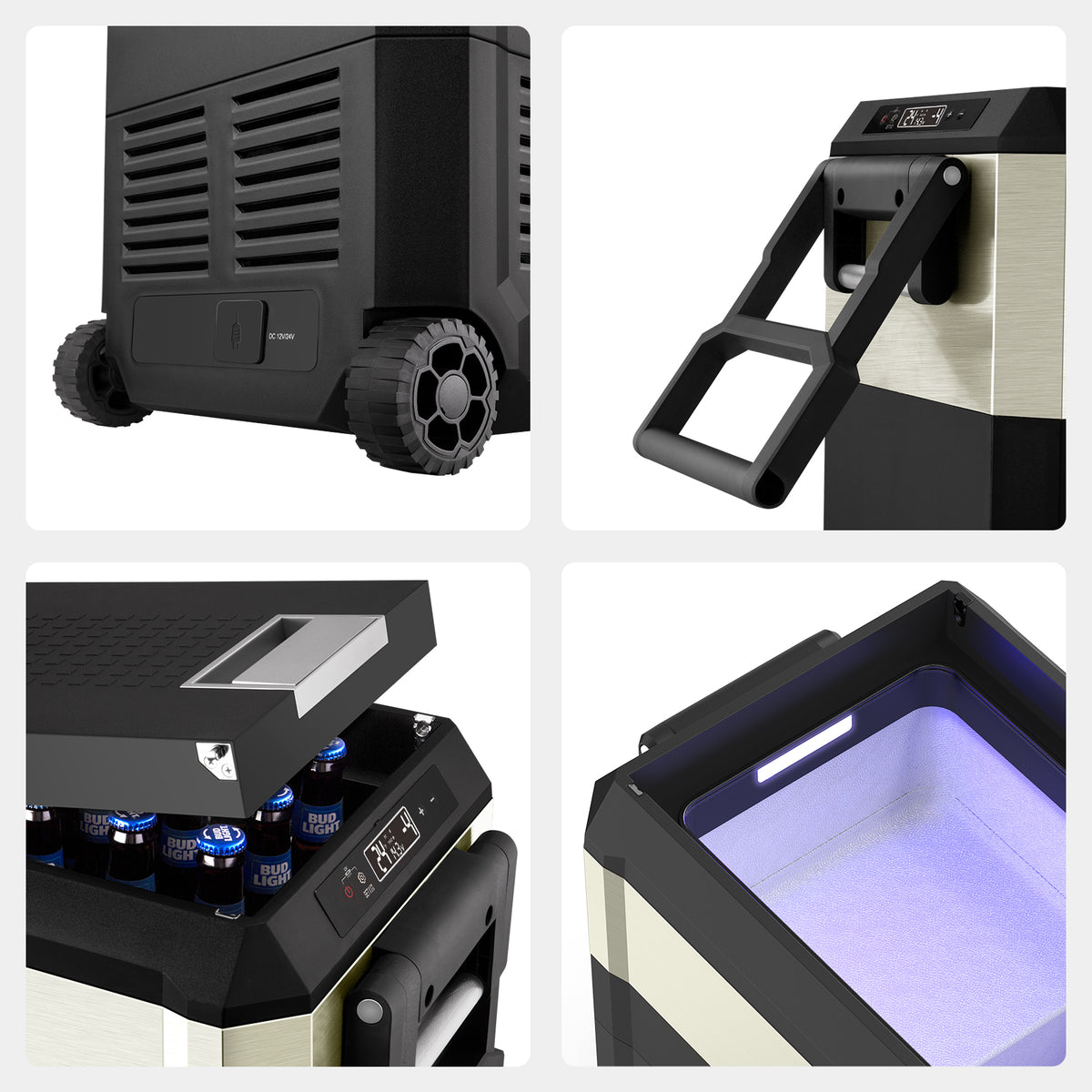 JP40 Pro Dual Zone Wheeled Portable Freezer | ICECO | 40 LT - We The Collective