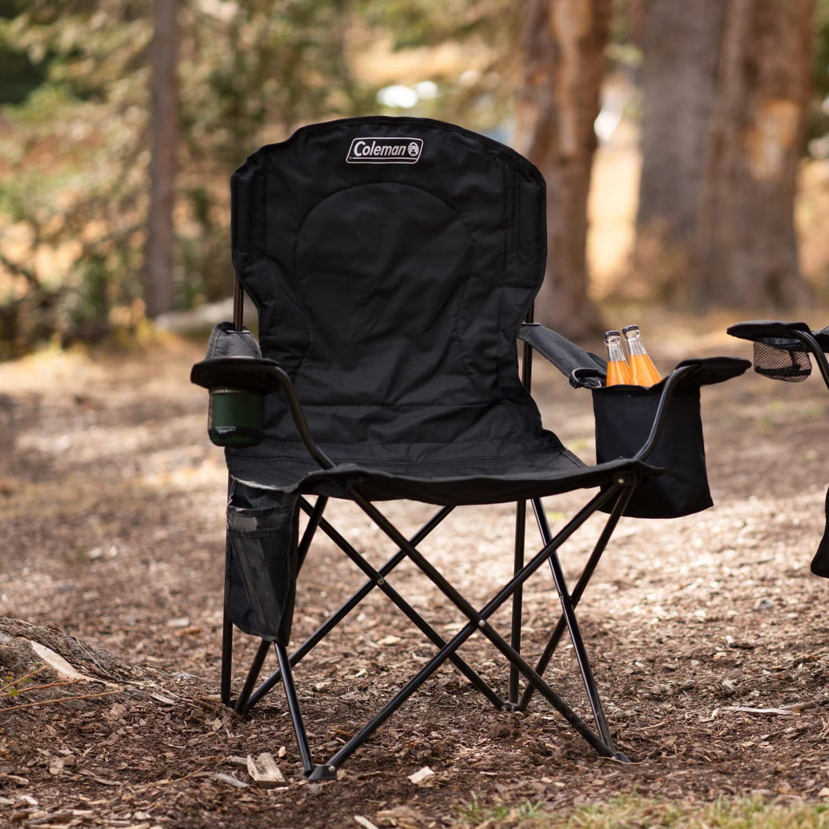 Coleman Cooler Quad Chair - Black - OVERLANDERS Outfitter
