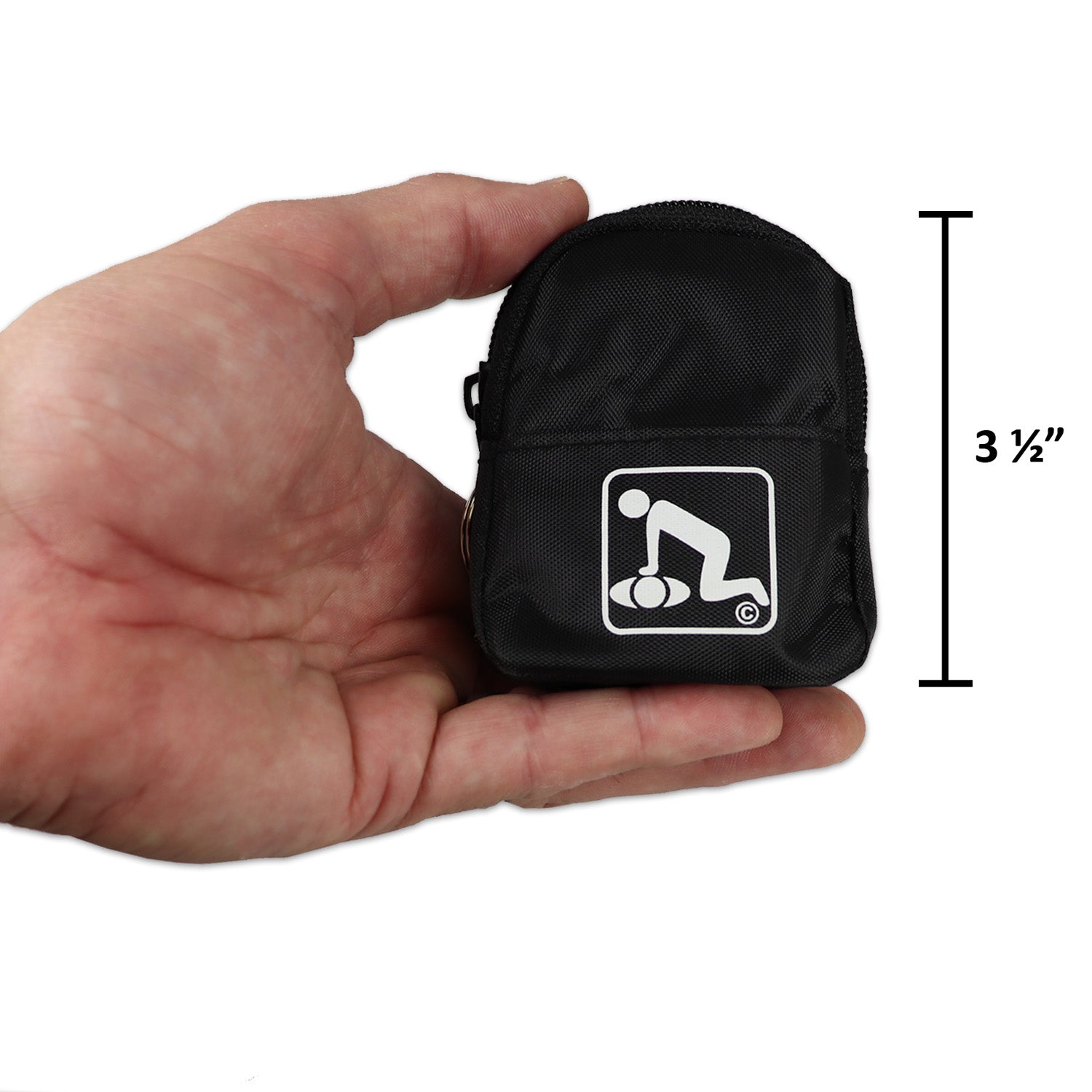 CPR Black Beltloop Keychain Backpack with Faceshield, Gloves, and Cleansing Wipes - OVERLANDERS Outfitter