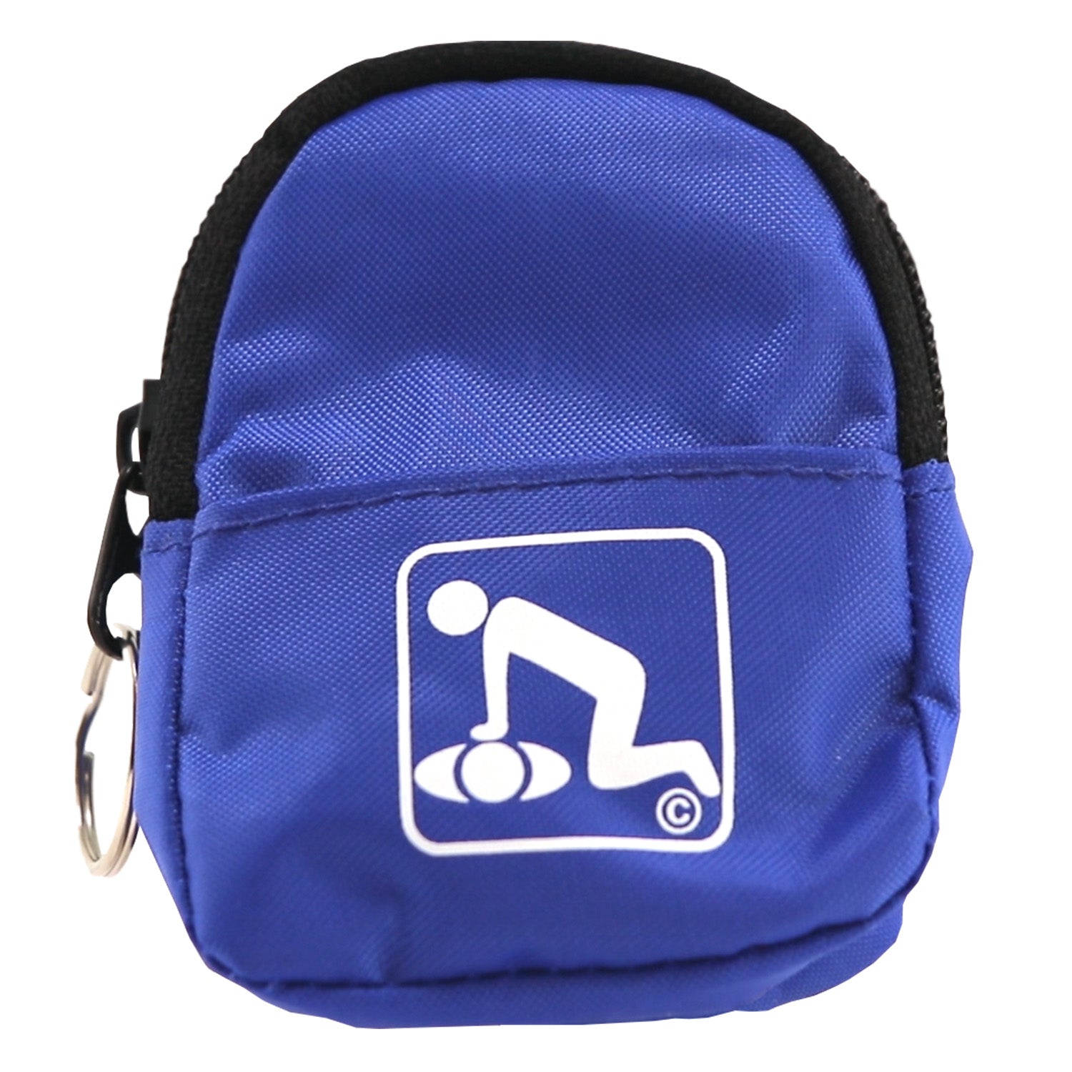 CPR Blue Beltloop Keychain Backpack with Faceshield, Gloves, and Cleansing Wipes - OVERLANDERS Outfitter