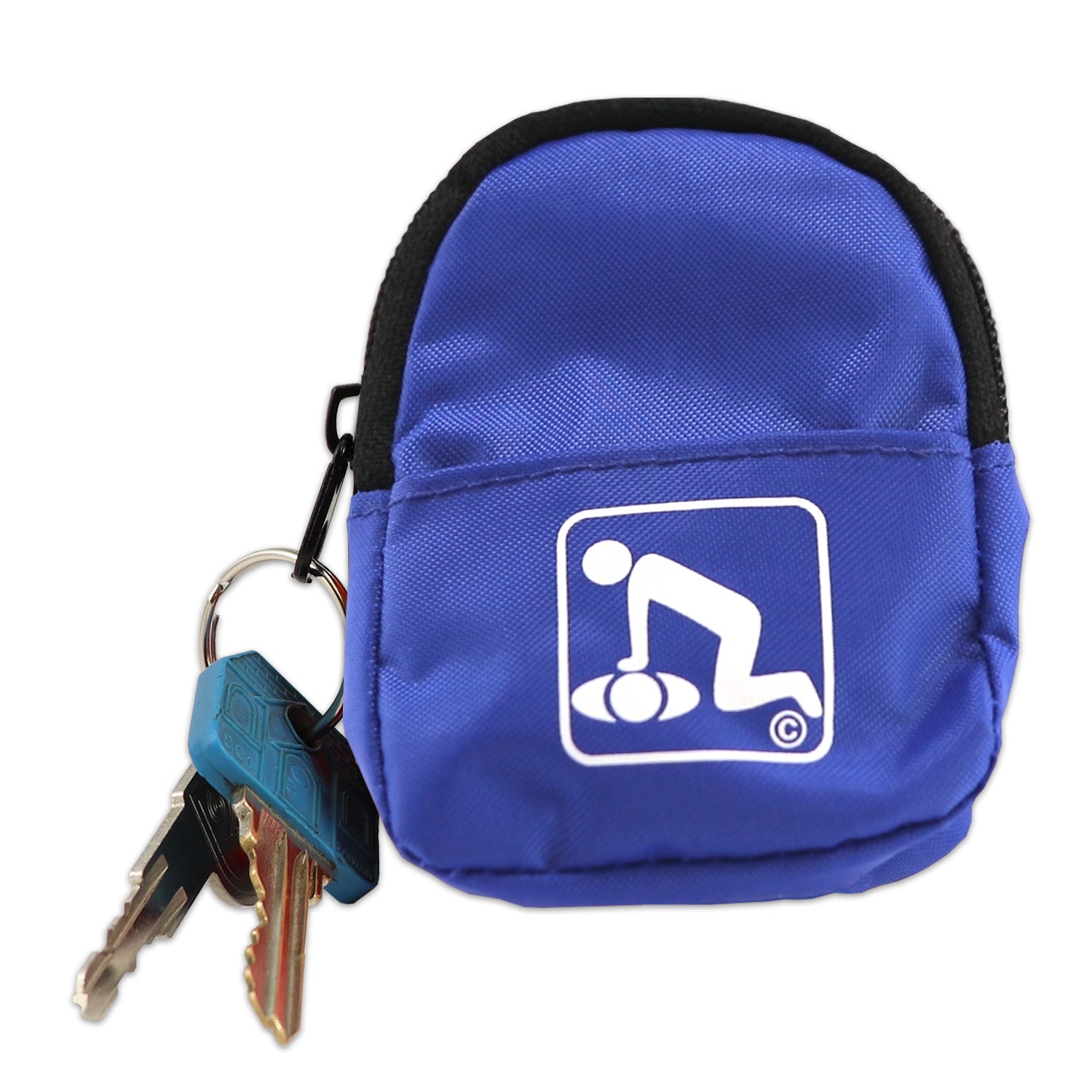 CPR Blue Beltloop Keychain Backpack with Faceshield, Gloves, and Cleansing Wipes - OVERLANDERS Outfitter