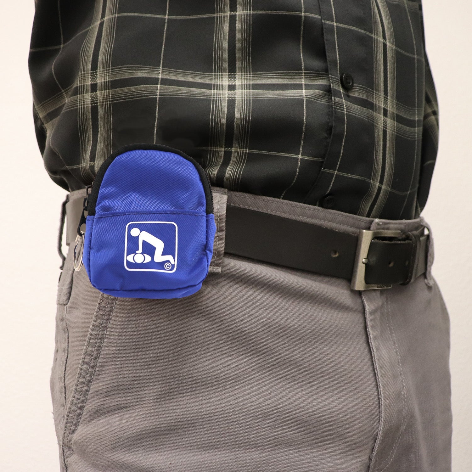 CPR Blue Beltloop Keychain Backpack with Faceshield, Gloves, and Cleansing Wipes - OVERLANDERS Outfitter