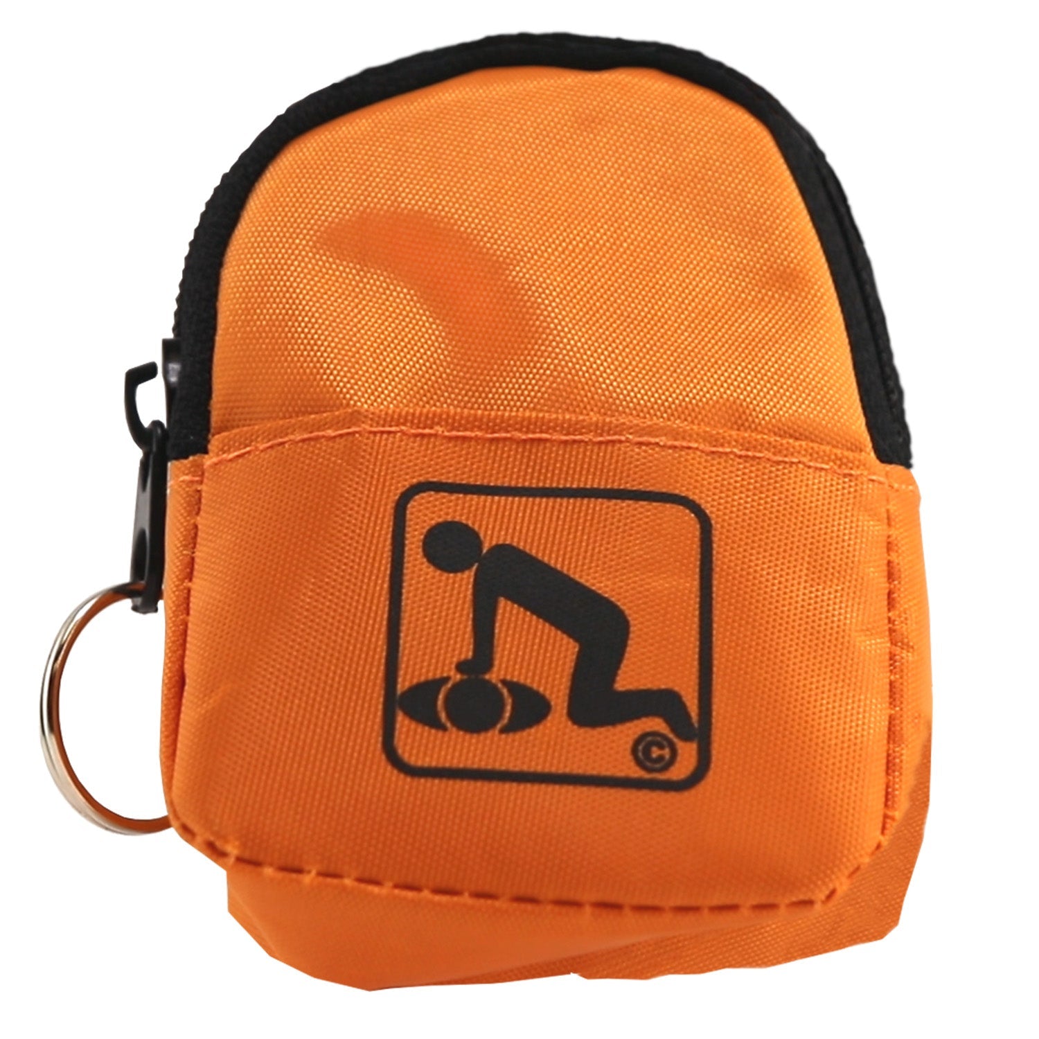 CPR Orange Beltloop Keychain Backpack with Faceshield, Gloves, and Cleansing Wipes - OVERLANDERS Outfitter