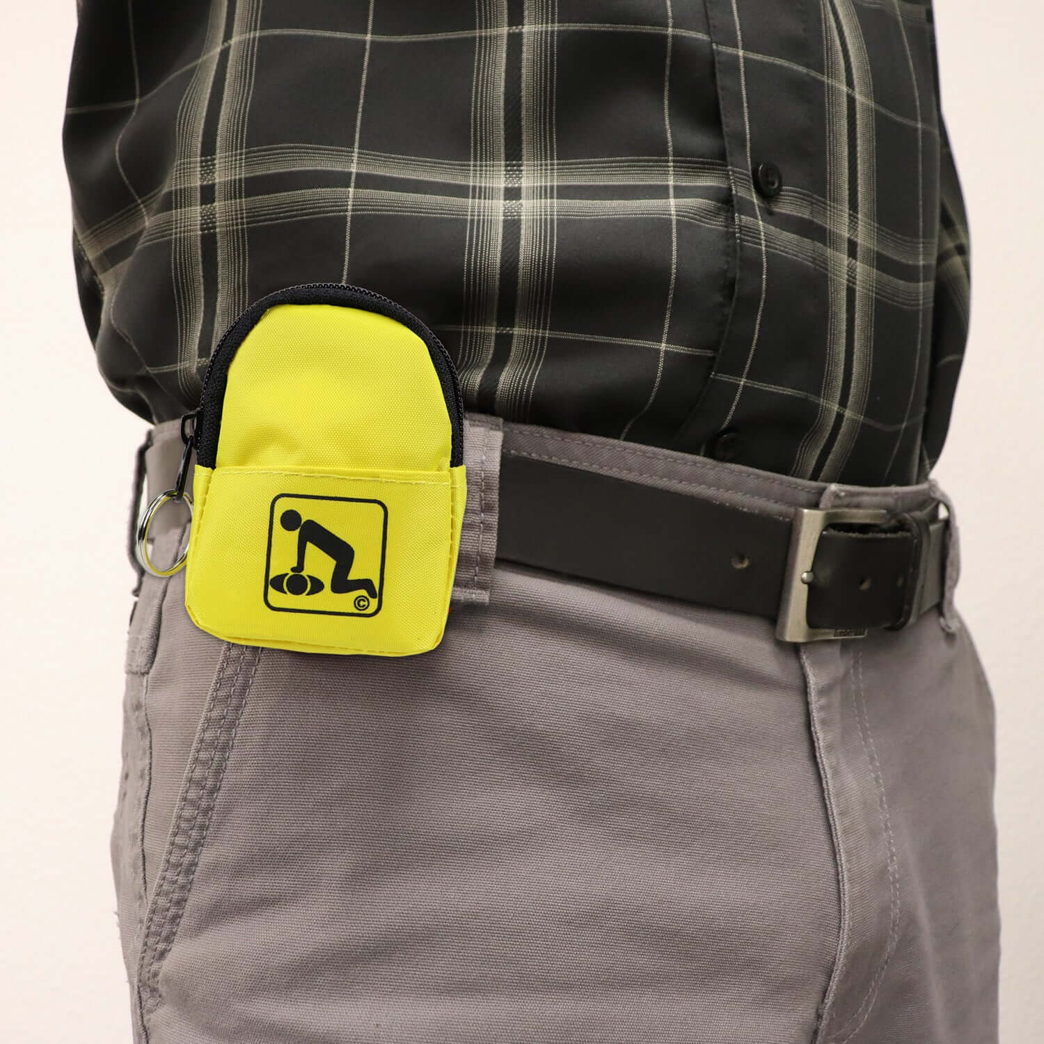CPR Yellow Beltloop Keychain Backpack with Faceshield, Gloves, and Cleansing Wipes - OVERLANDERS Outfitter