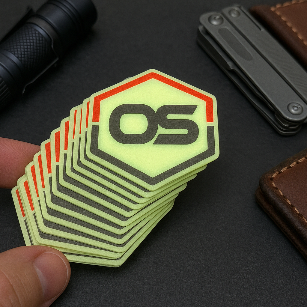 ONE SHEAR® Limited Edition Ghost Glow Sticker 2.5" - OVERLANDERS Outfitter