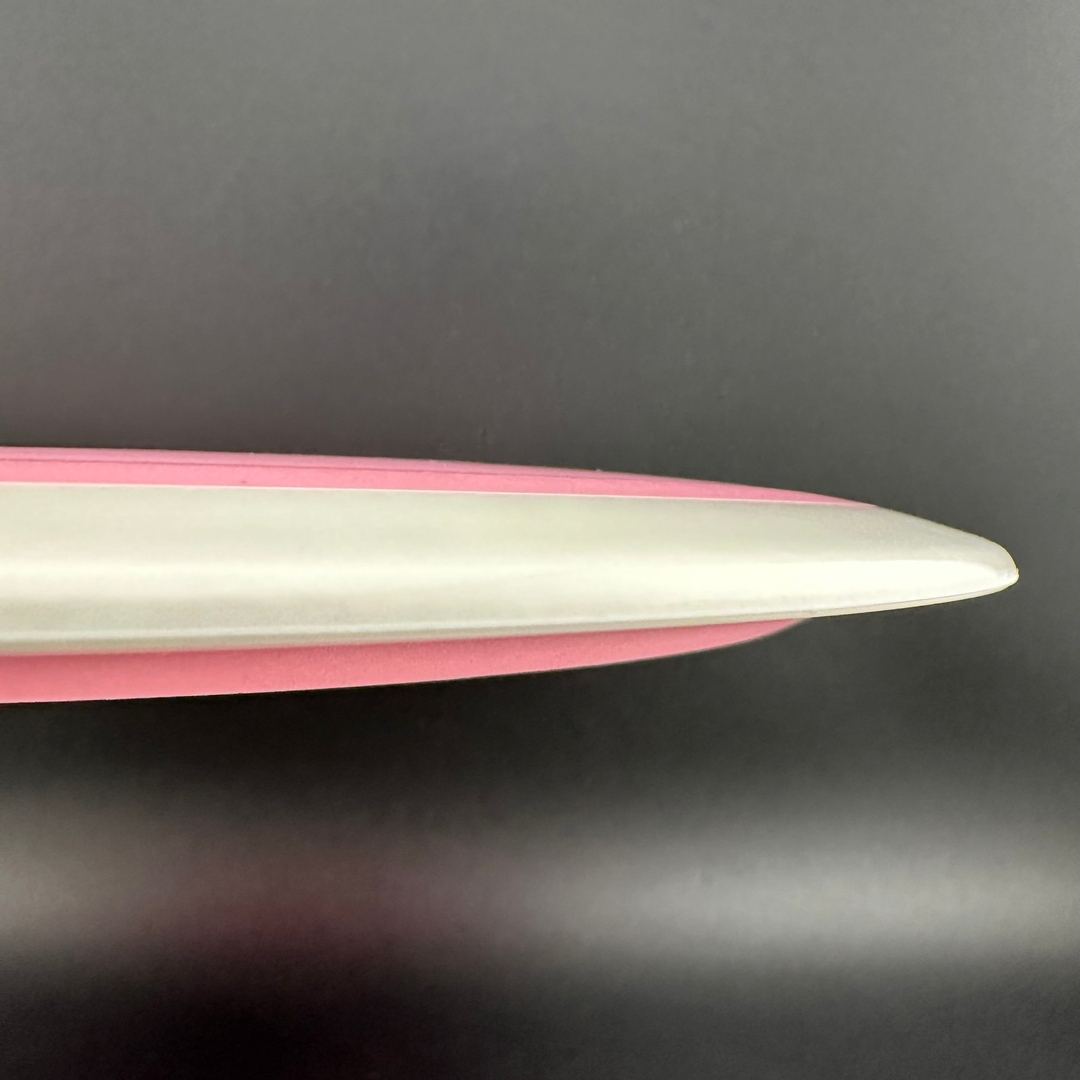Fission Defy Crushin' Amanitas VIP 2.0 disc golf disc by Rare Air Discs, showing vibrant design and branding details