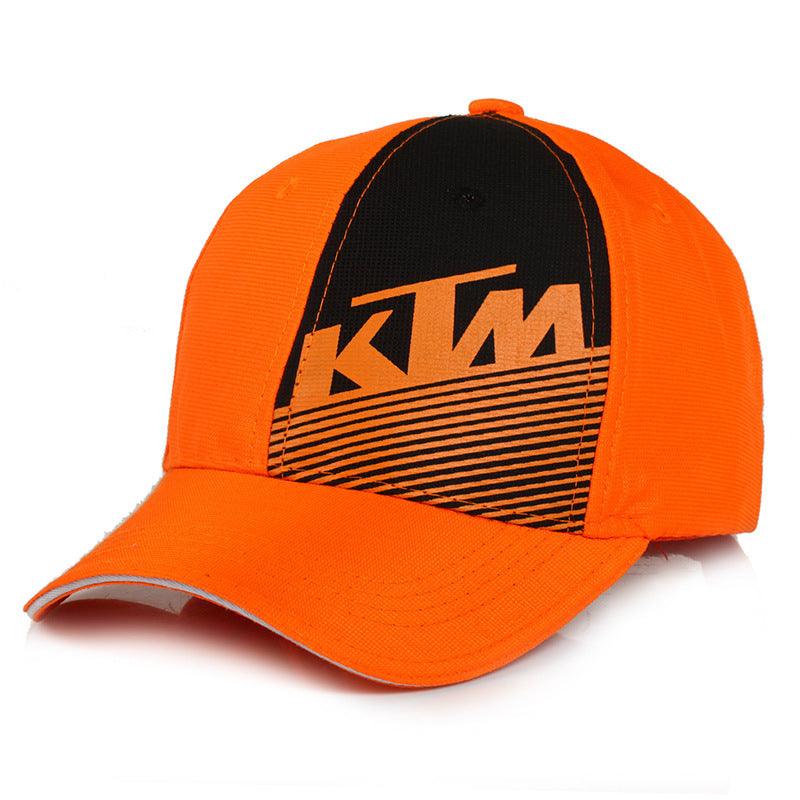 Decorative sport motorcycle baseball cap by Bean's Moto Booth featuring motorcycle graphics and casual style.