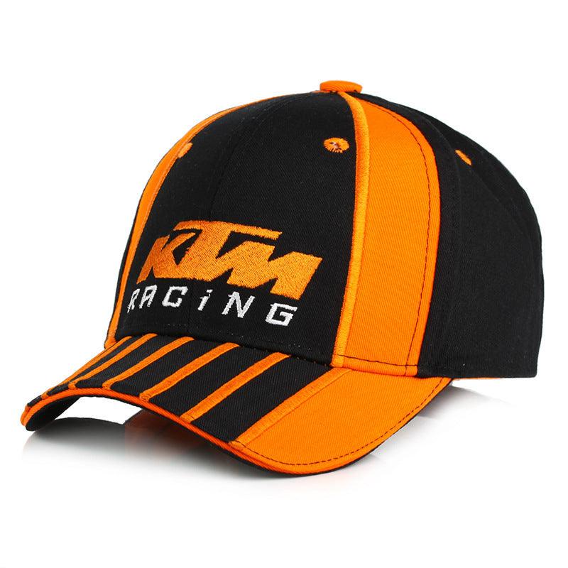 Decorative sport motorcycle baseball cap by Bean's Moto Booth featuring a sporty design and classic baseball cap style.