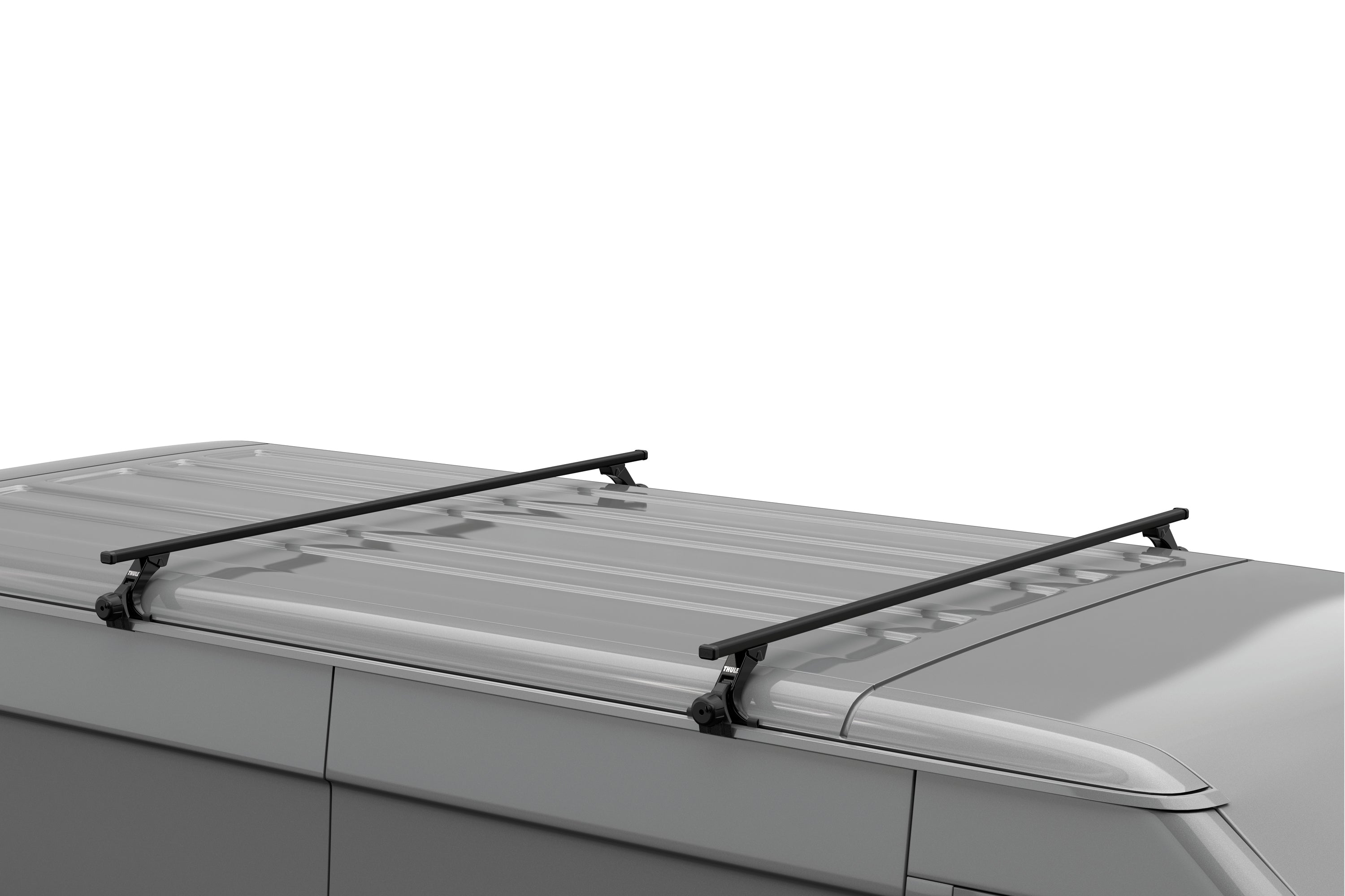 Backcountry Sportsman Thule Rapid Gutter Low roof racks mounted on a vehicle for secure cargo transportation.