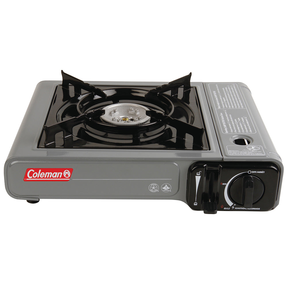 Coleman Table Top 1 Burner Butane Camping Stove - Grey - OVERLANDERS Outfitter
