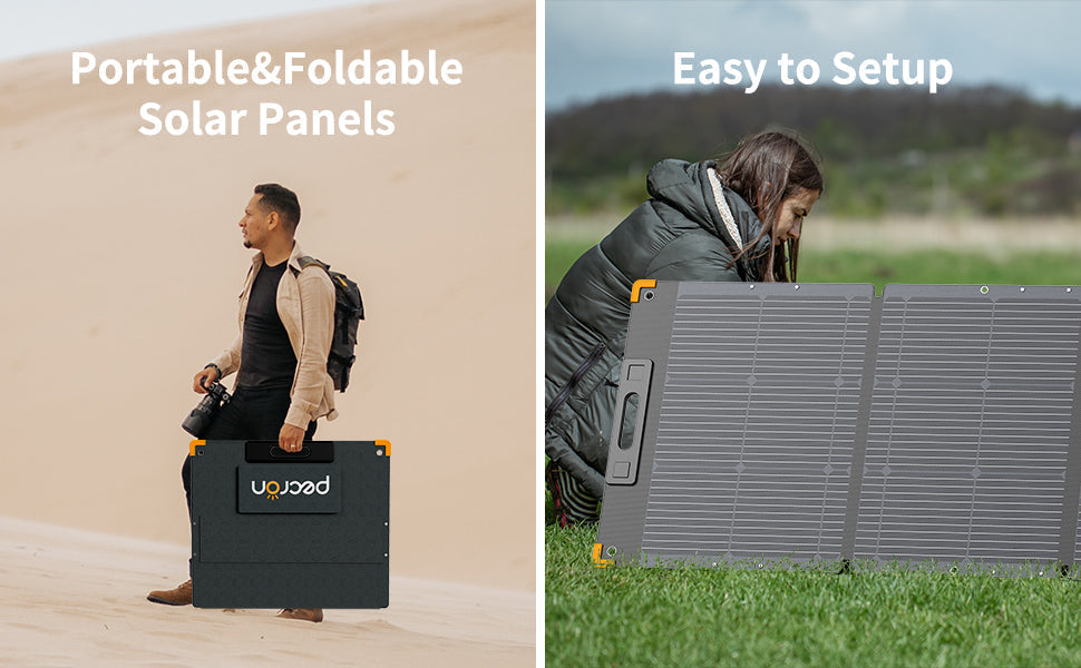 PECRON PV200 200W Portable Solar Panel Waterproof IP67 - We The Collective