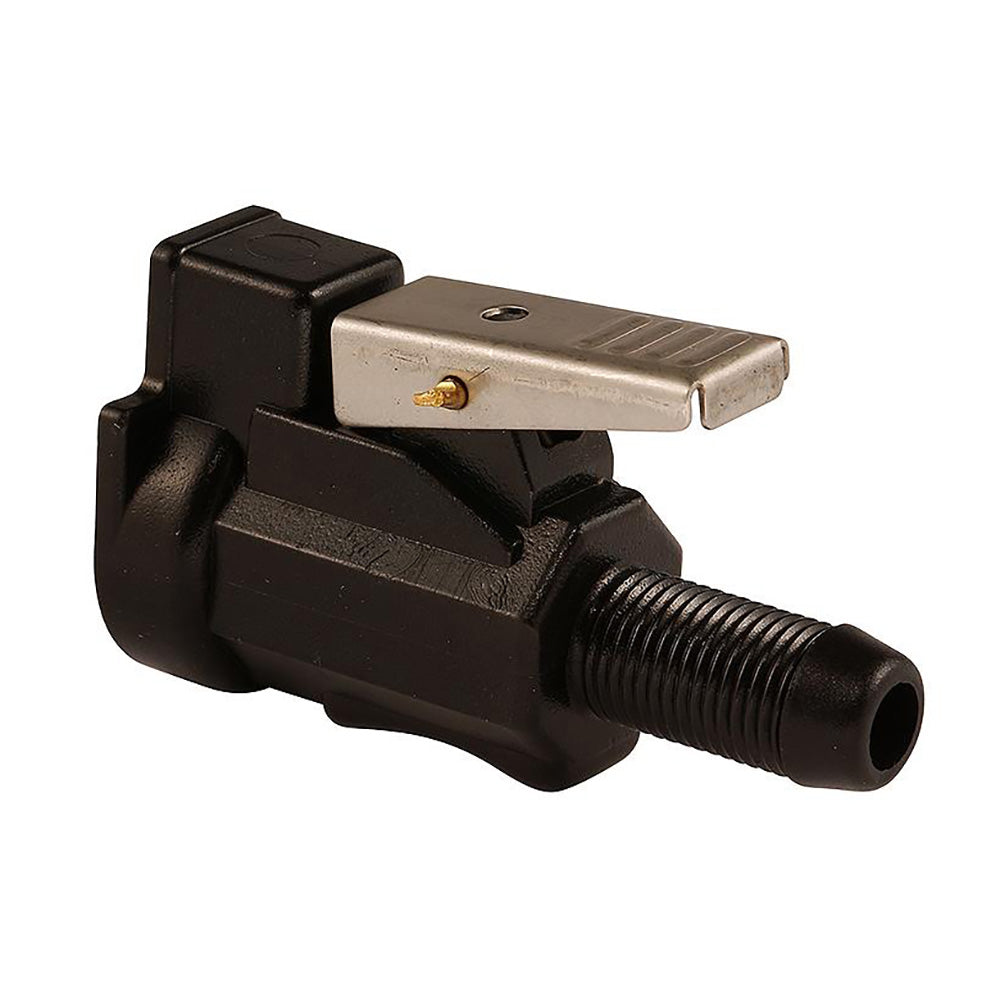 Attwood Mercury and Yamaha female hose engine fitting with 3/8-inch barb for fuel hoses, by Wake World Parts.