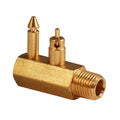 Attwood Yamaha fuel tank fitting with 1/4" NPT thread for fuel hose connection, displayed on Wake World Parts product image.