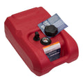 Wake World Parts Attwood 3-Gallon Portable Fuel Tank with Gauge, compact marine fuel tank for boats and outdoor use