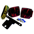 Attwood submersible trailer light kit with wiring, designed for boat trailers, featuring durable and waterproof LED lights.