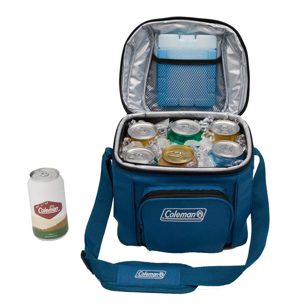 Coleman CHILLER 9-Can Soft-Sided Portable Cooler - Deep Ocean - OVERLANDERS Outfitter