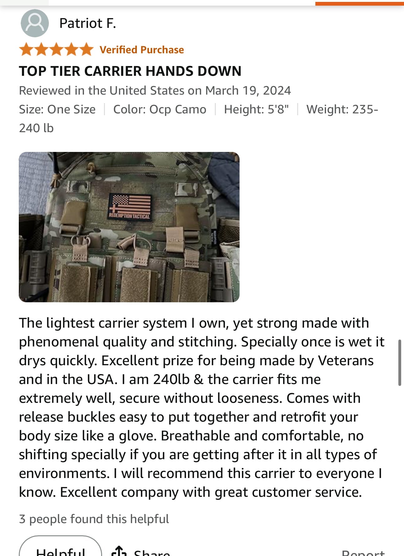 Redemption Tactical "CRUSADER 2.0"® V4 Vest - We The Collective