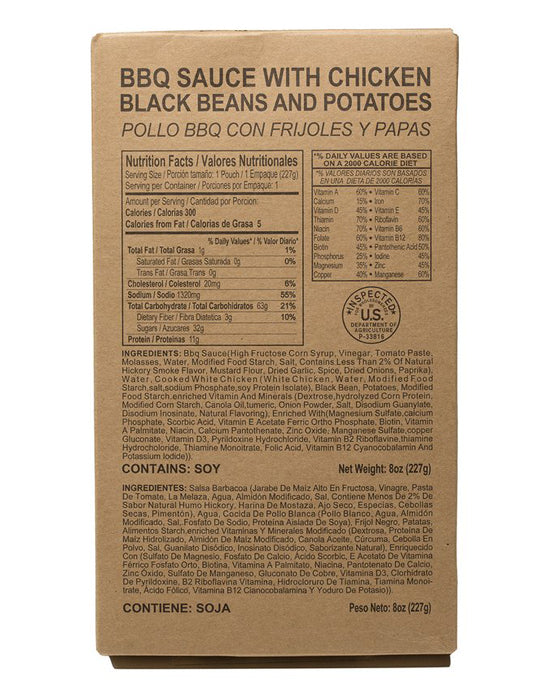 Case of 12 Alpenglow Readiness Supply single complete MRE meals with heaters in a variety of standard flavors.