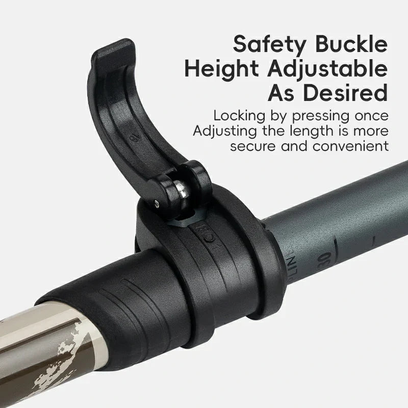 Qunature Foldable Lightweight Aluminum Trekking Pole with Adjustable Height and Grip - OVERLANDERS Outfitter