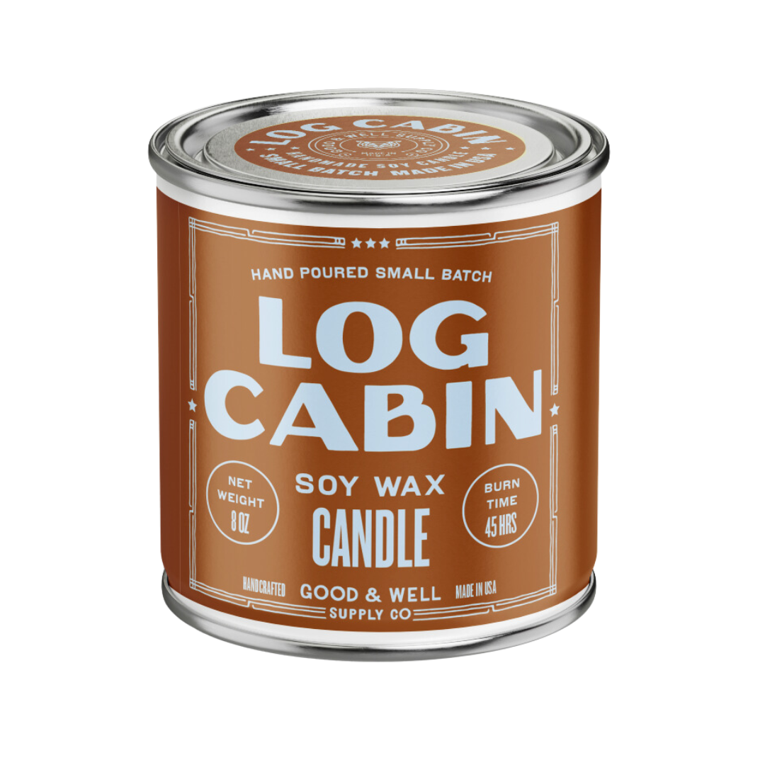 Log Cabin Happy Place Candle - We The Collective