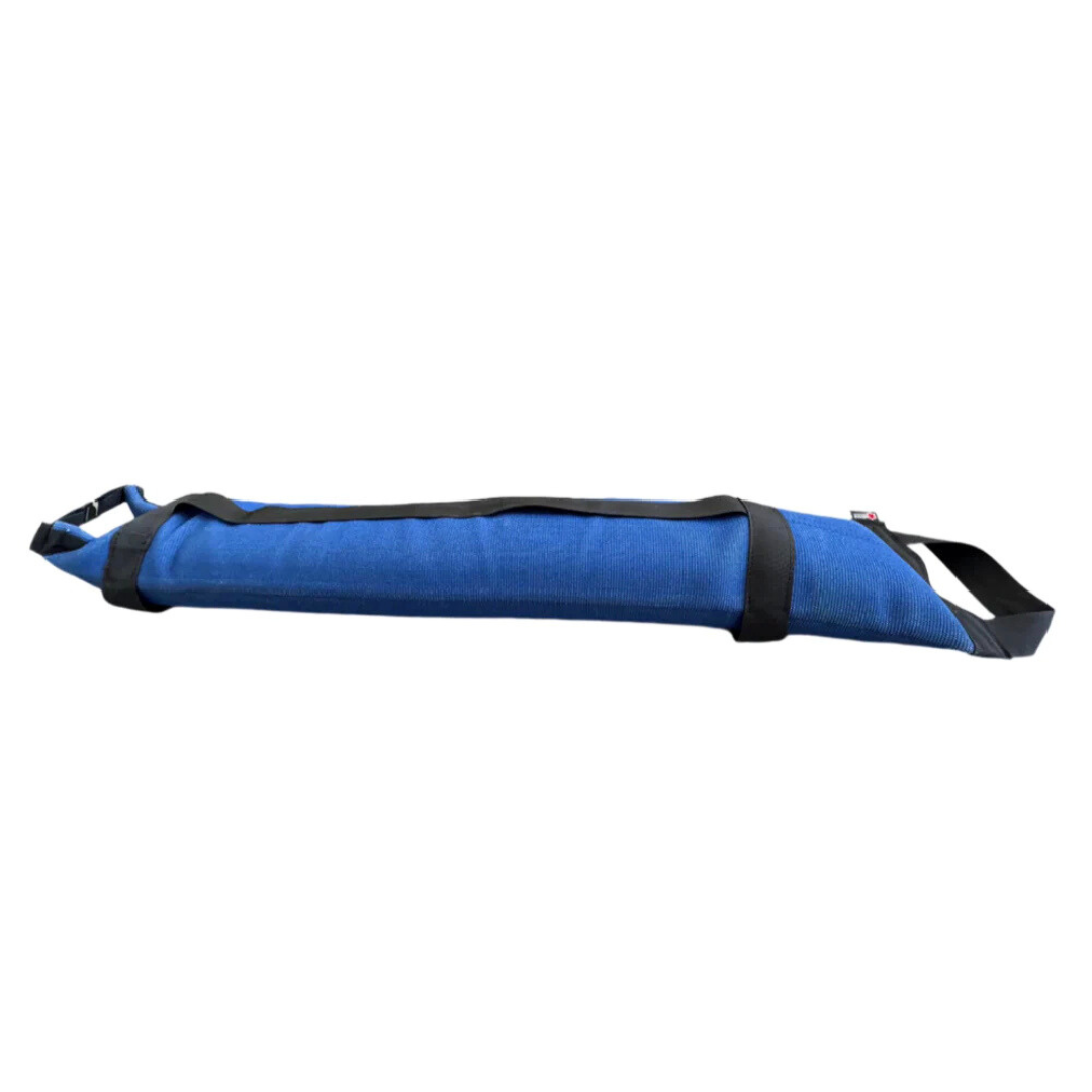 Recycled Firefighter Blaze Builder Workout Battle Bag with adjustable straps and multiple compartments for fitness gear.