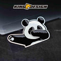 Decor panda swag sticker from Bean's Moto Booth featuring a cute panda design on a vibrant sticker sheet.