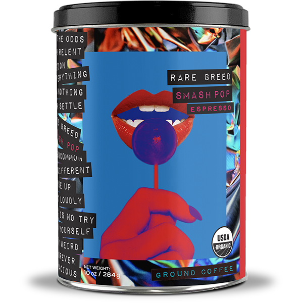 Organic Espresso Ground Coffee, Smash Pop, 10oz Tin - OVERLANDERS Outfitter