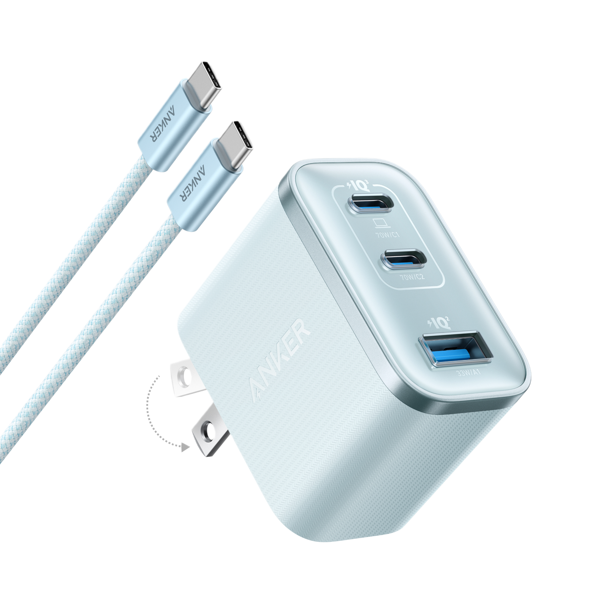 Anker Nano Charger (70W, 3 Ports) - We The Collective