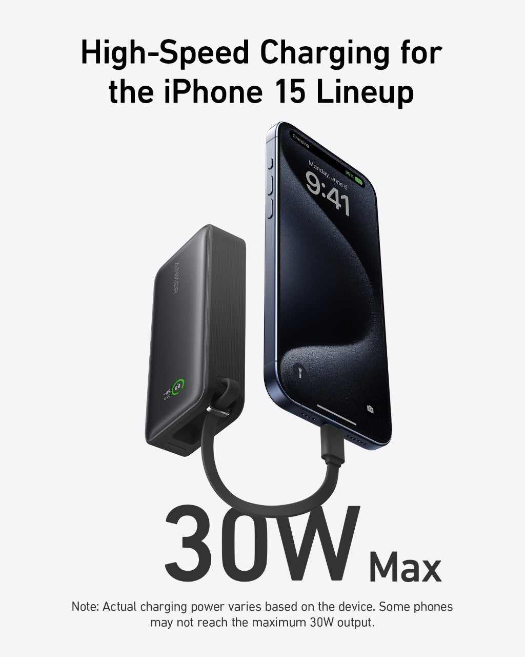 Anker Nano Power Bank (30W, Built-In USB-C Cable) - We The Collective