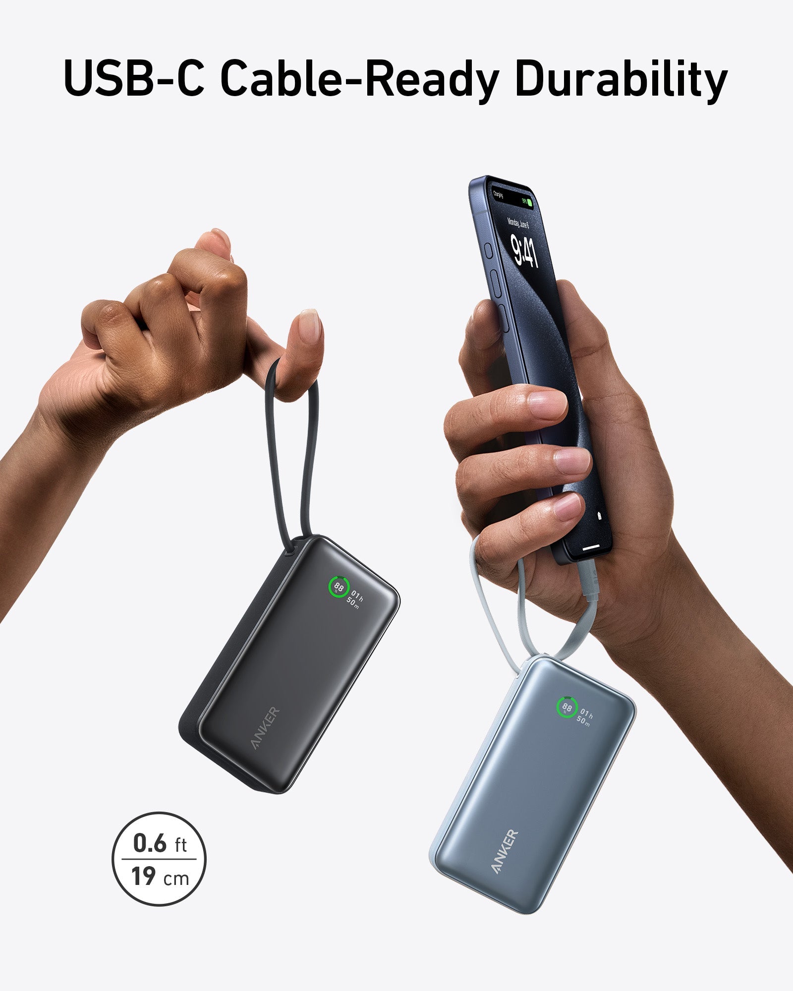 Anker Nano Power Bank (30W, Built-In USB-C Cable) - We The Collective