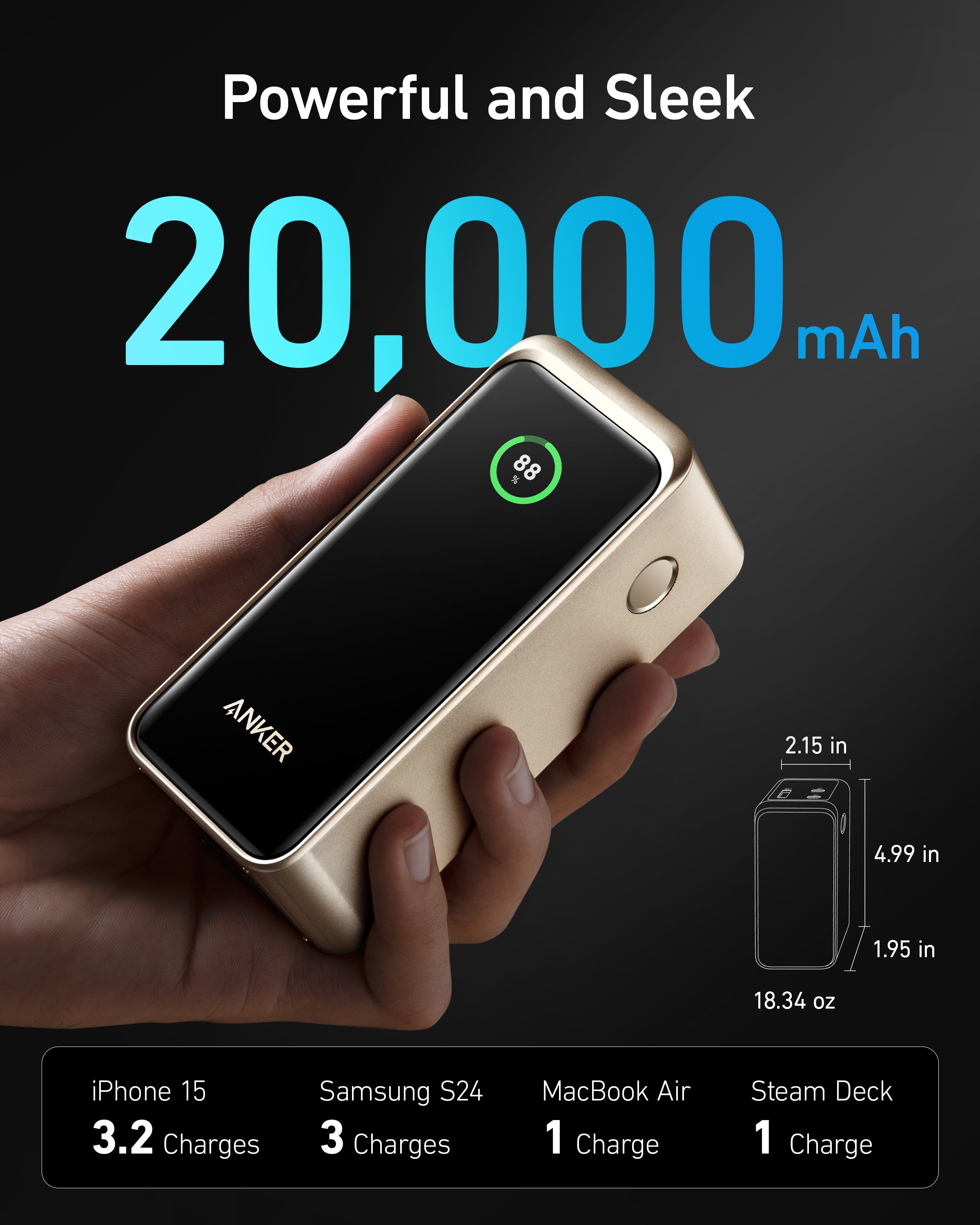 Anker Prime Power Bank (20K, 200W) - We The Collective
