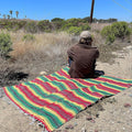 Rasta Mexican Falsa Yoga Blanket - OVERLANDERS Outfitter