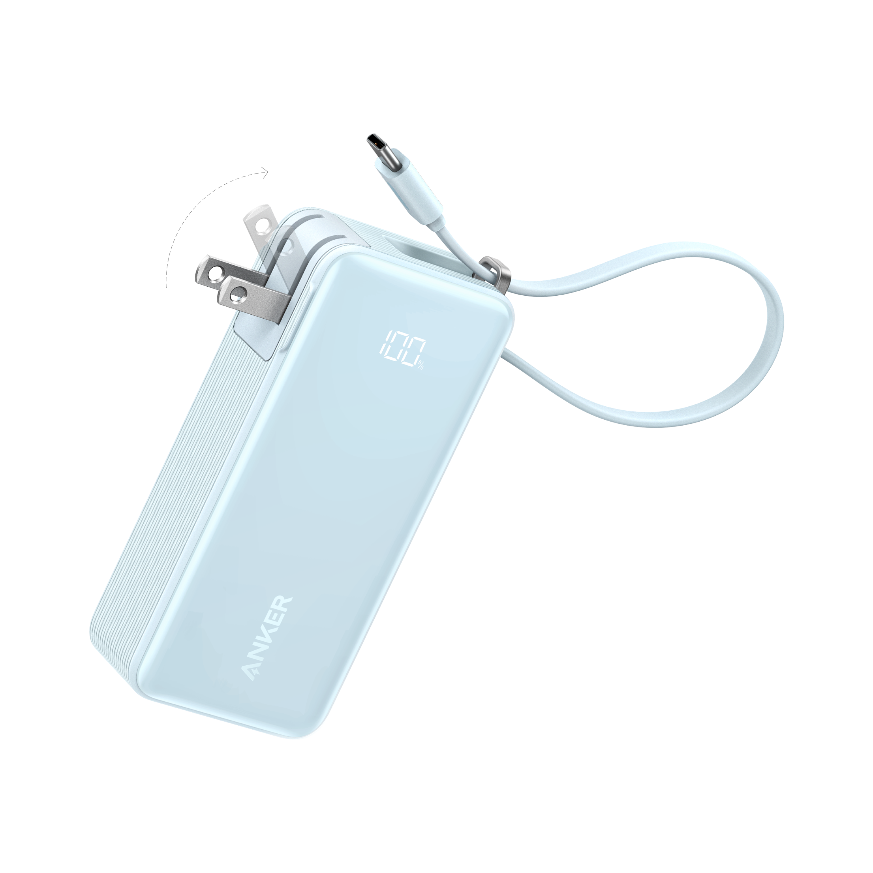 Anker Power Bank (10K, Fusion, Built-In Cable) - We The Collective