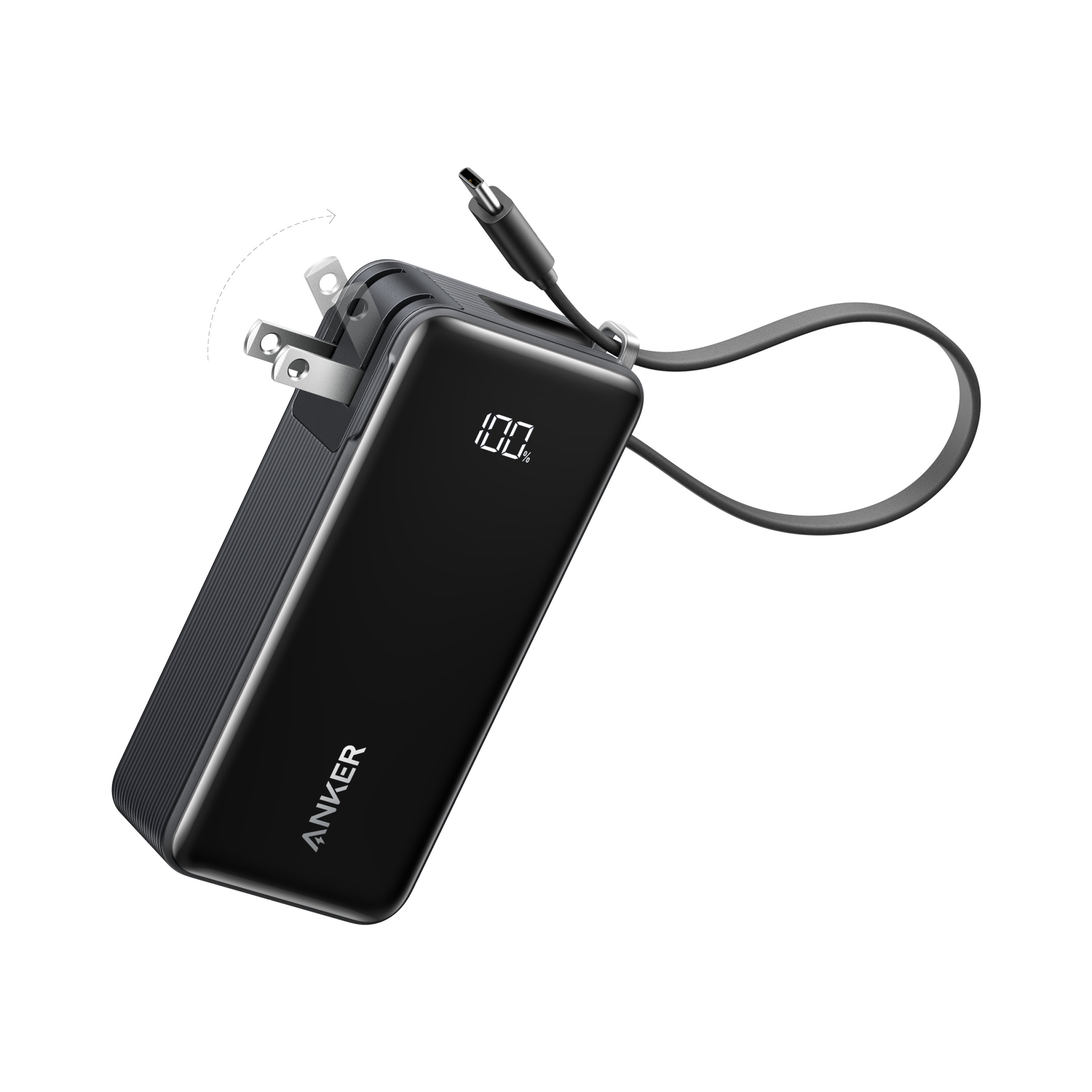 Anker Power Bank (10K, Fusion, Built-In Cable) - We The Collective