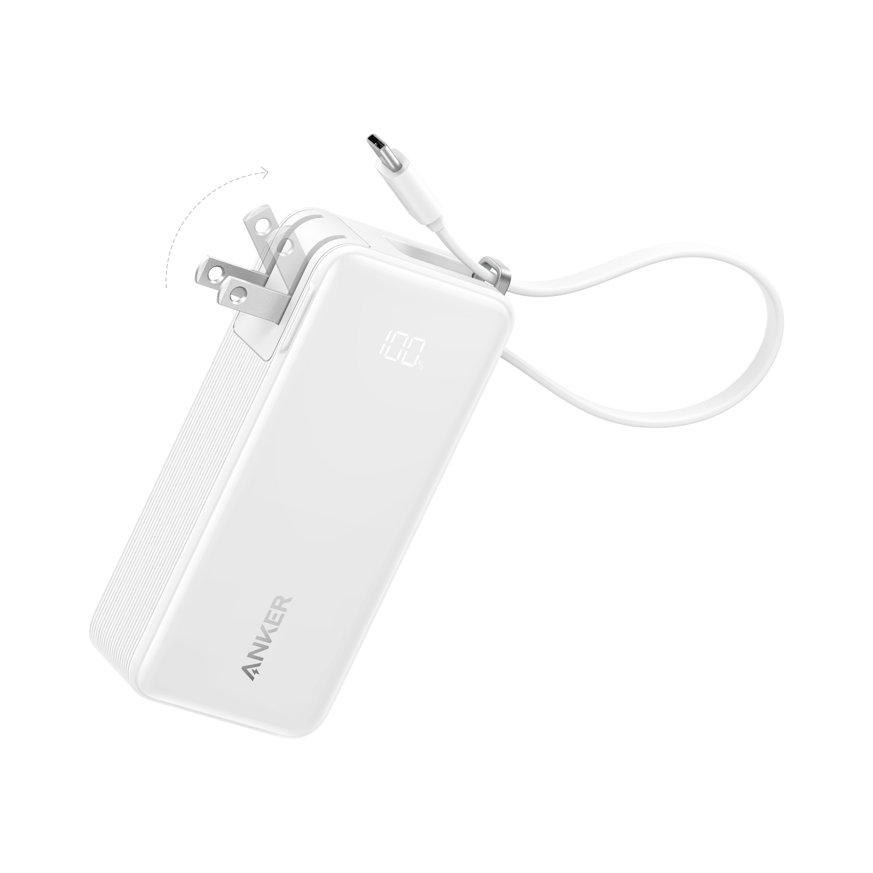 Anker Power Bank (10K, Fusion, Built-In Cable) - We The Collective