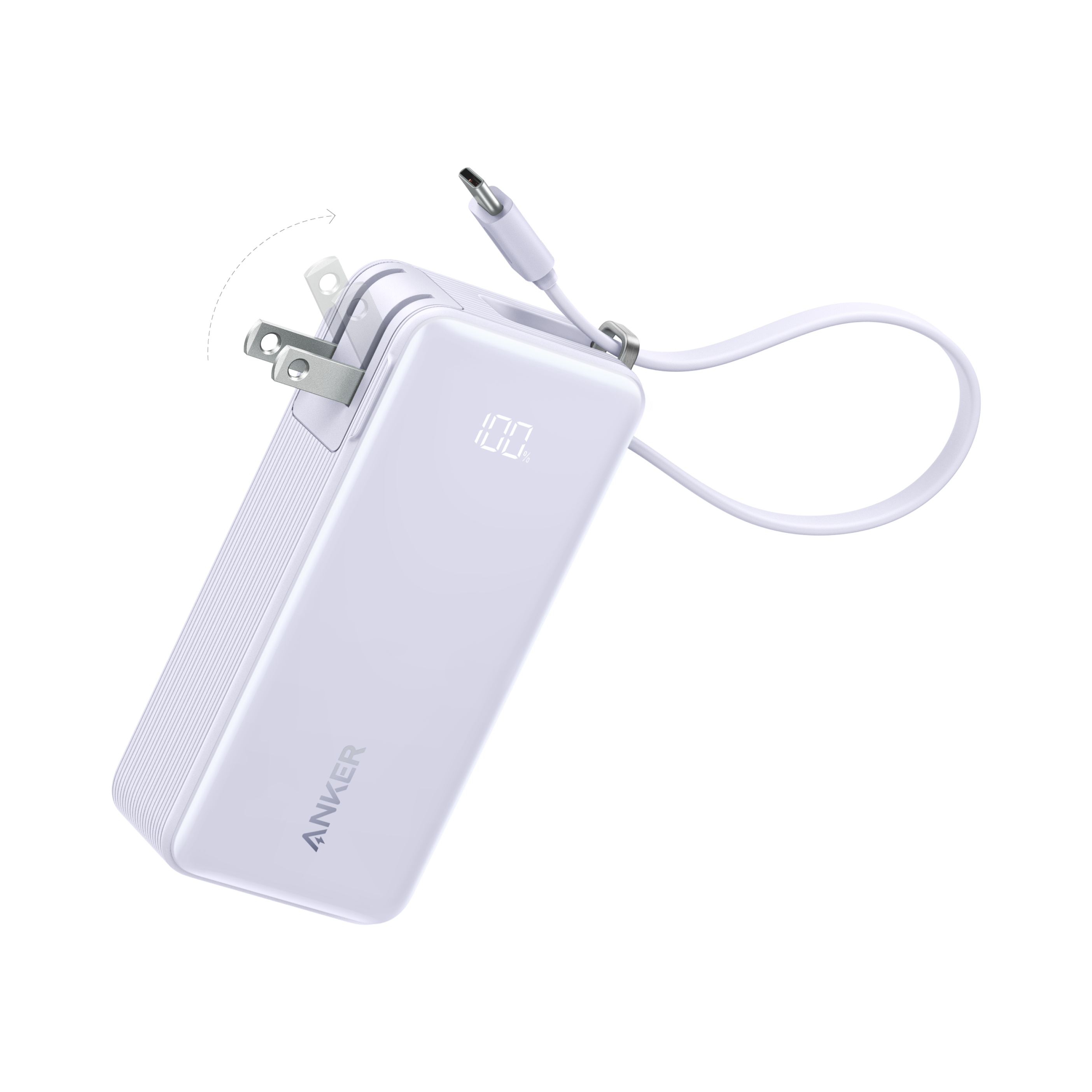 Anker Power Bank (10K, Fusion, Built-In Cable) - We The Collective