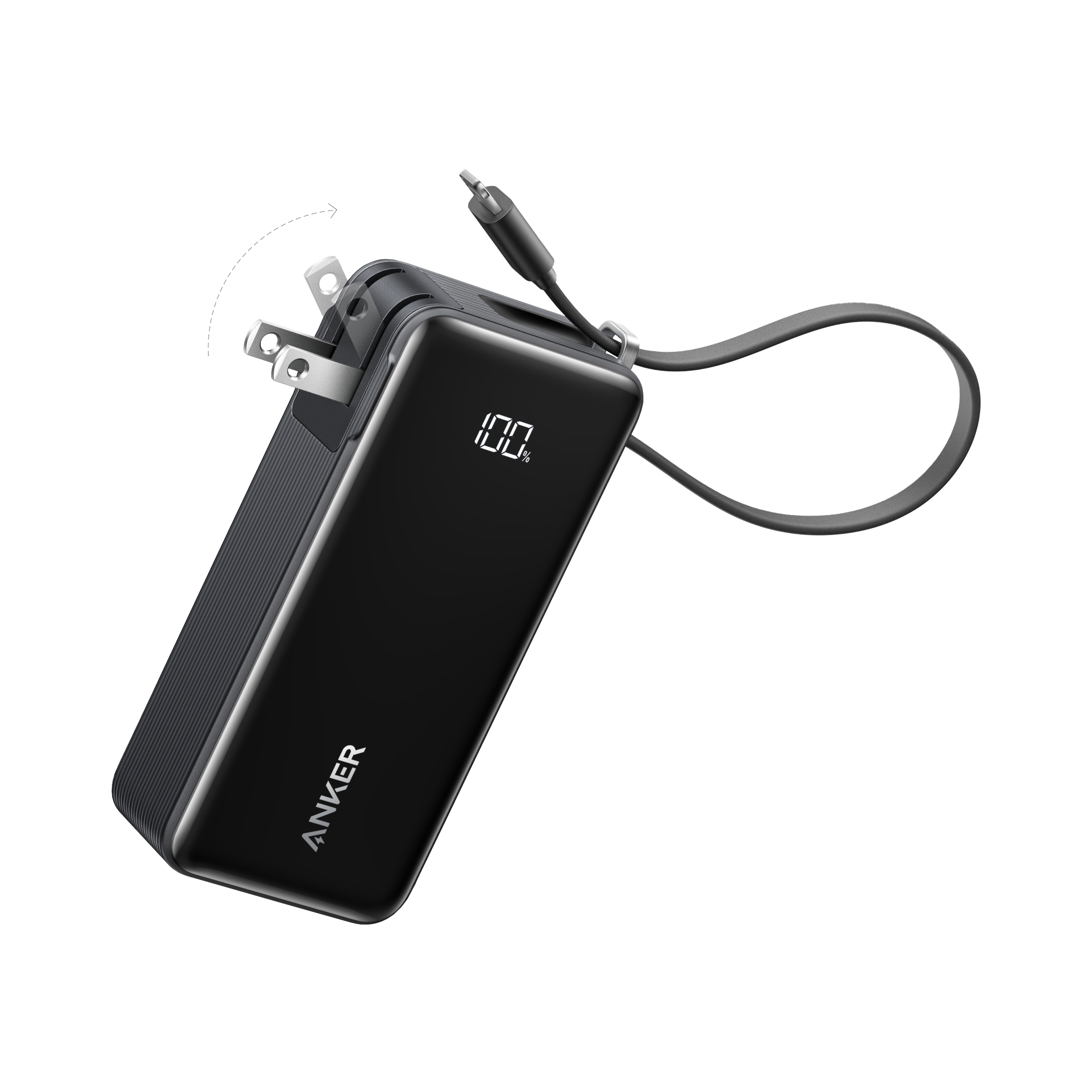Anker Power Bank (10K, Fusion, Built-In Cable) - We The Collective