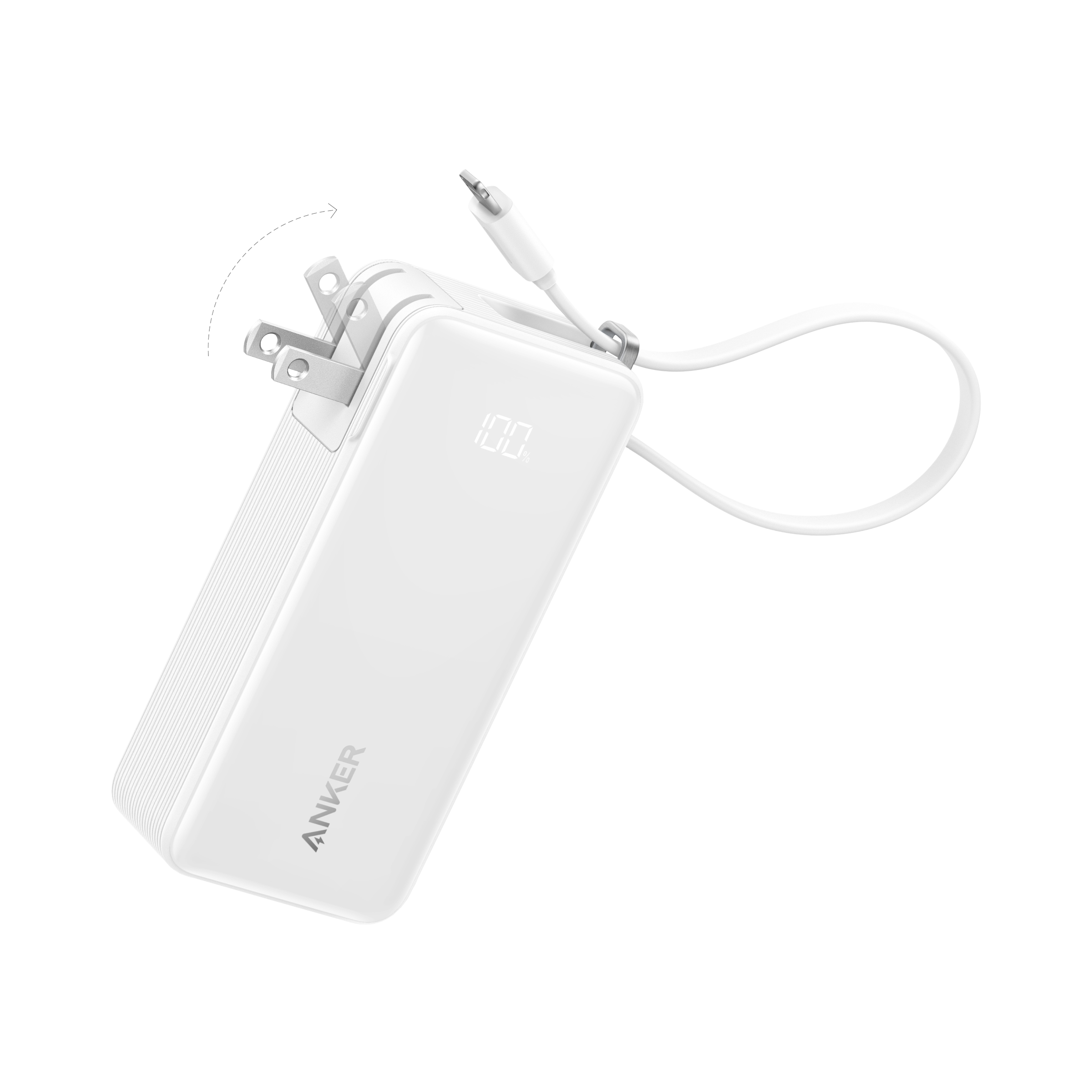 Anker Power Bank (10K, Fusion, Built-In Cable) - We The Collective