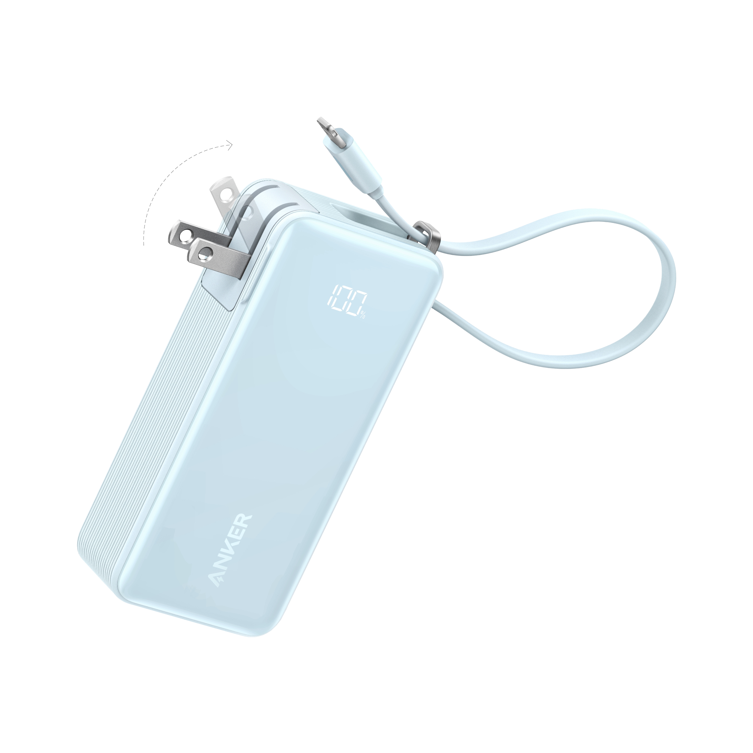 Anker Power Bank (10K, Fusion, Built-In Cable) - We The Collective