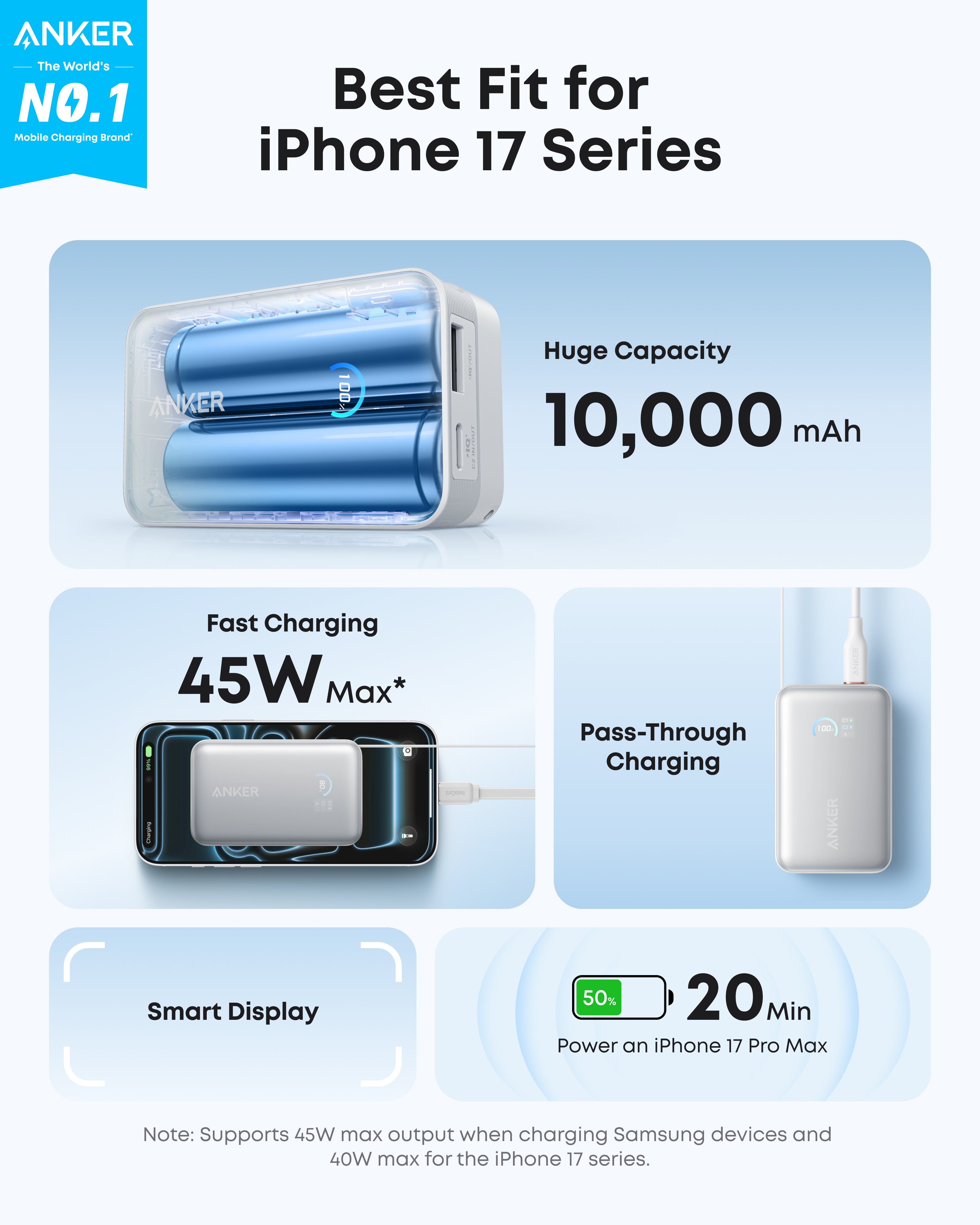 Anker Nano Power Bank (10K, 45W, Built-In Retractable USB-C Cable) - We The Collective
