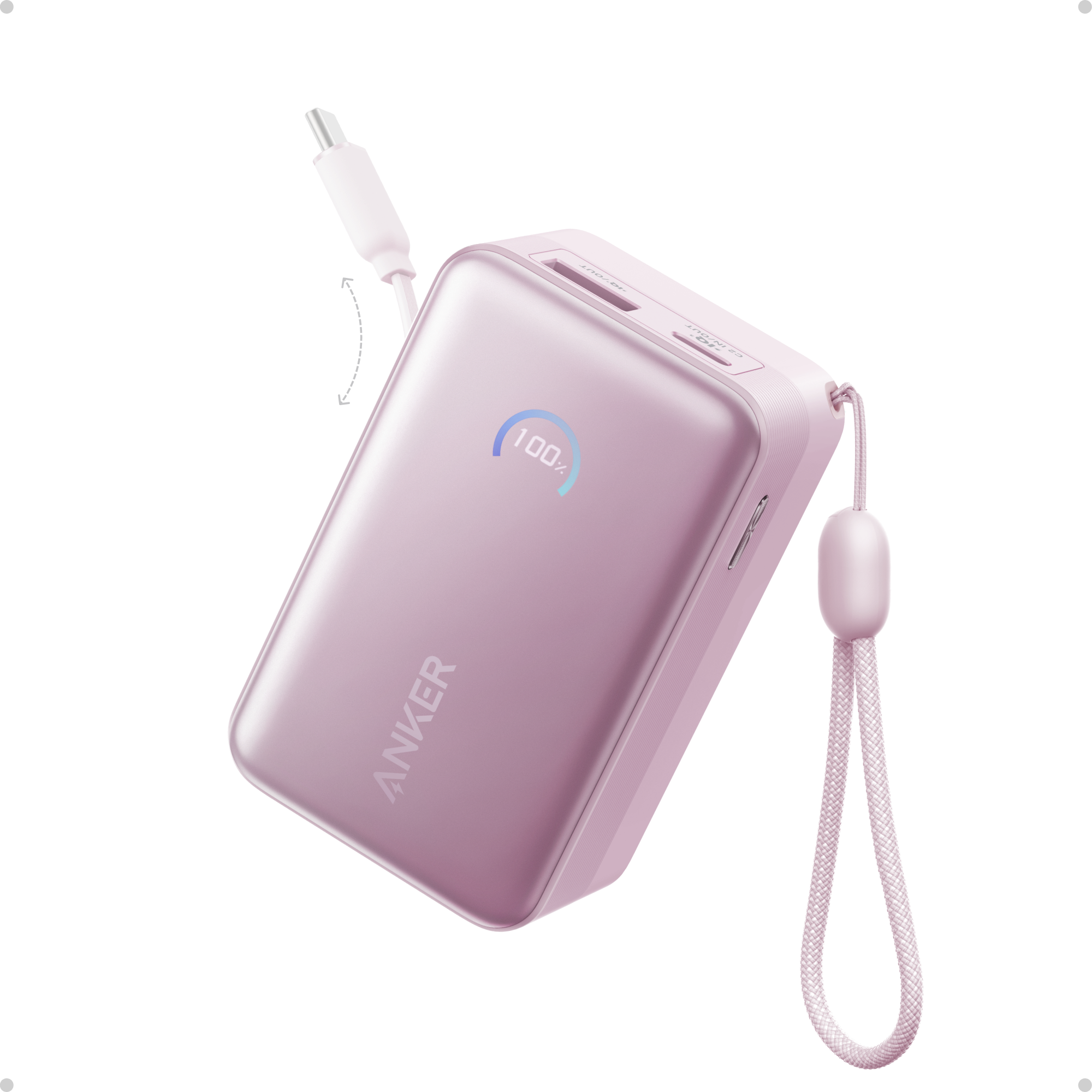 Anker Nano Power Bank (10K, 45W, Built-In Retractable USB-C Cable) - We The Collective