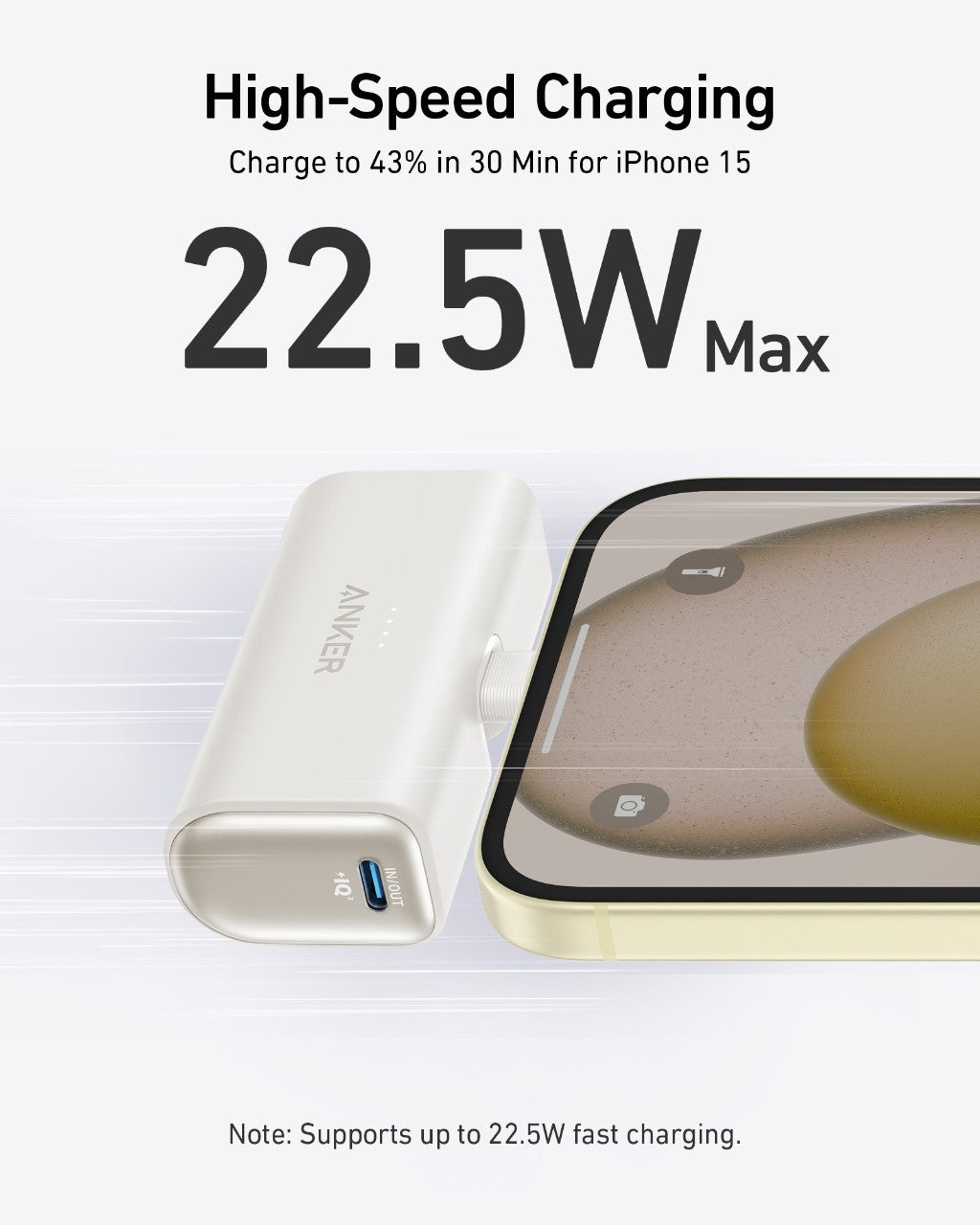Anker Nano Power Bank (22.5W, Built-In USB-C Connector) - We The Collective