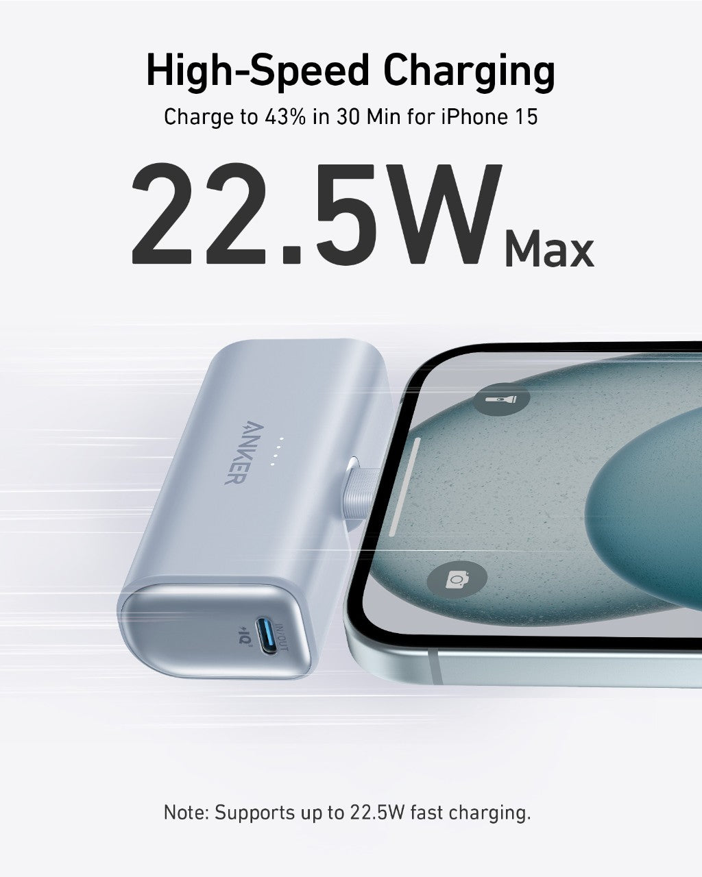 Anker Nano Power Bank (22.5W, Built-In USB-C Connector) - We The Collective