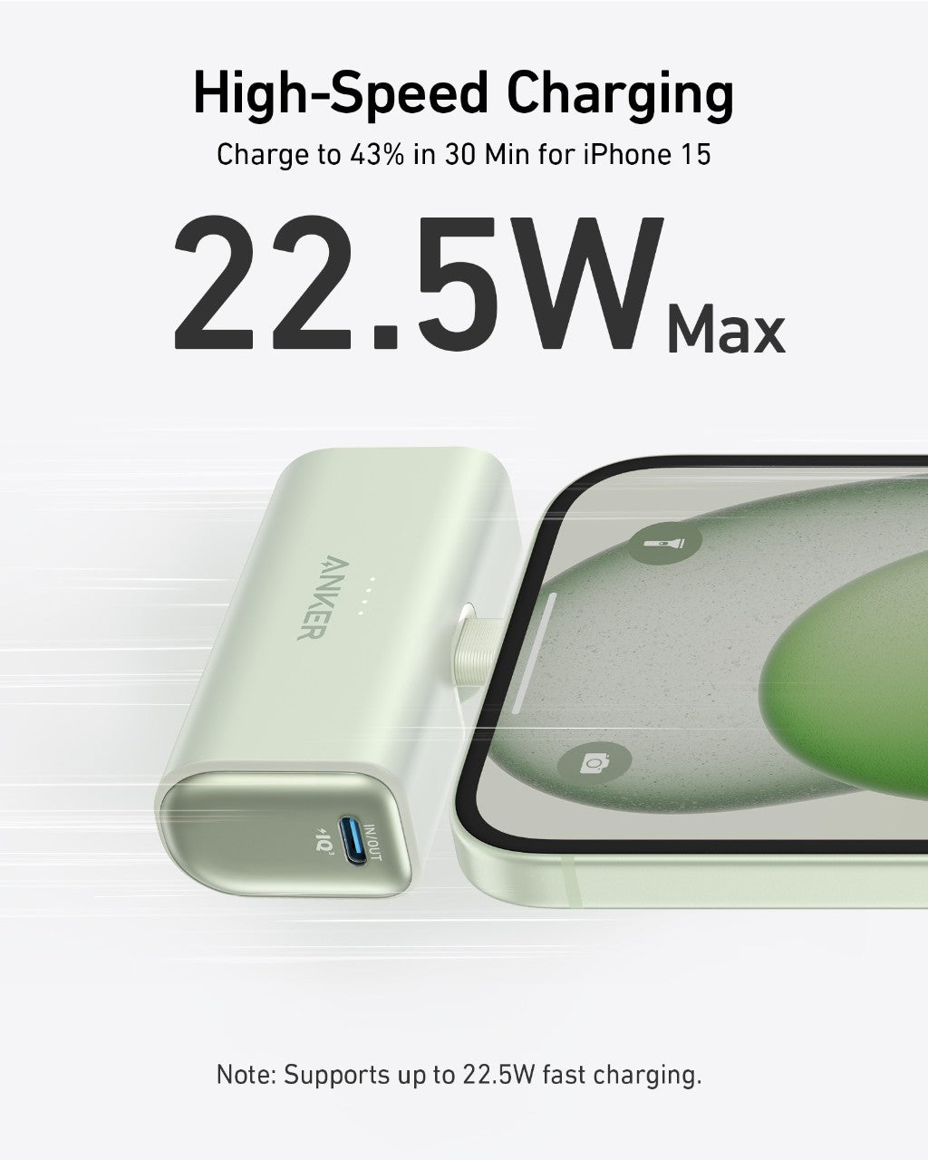 Anker Nano Power Bank (22.5W, Built-In USB-C Connector) - We The Collective